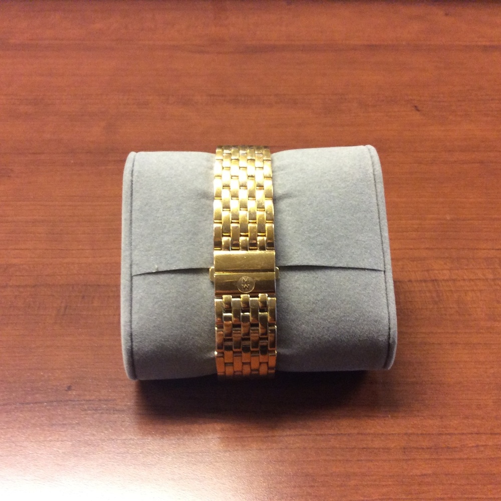 Michele Deco Gold Diamond Dial Watch - Picture 5 of 8